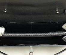 Hermes Noir Kelly To Go Shiny Alligator Wallet