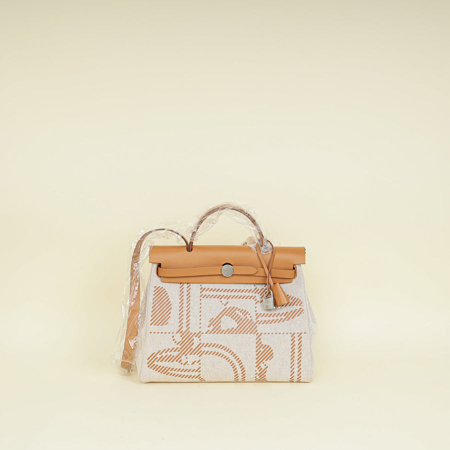 Hermes Tricolor Brides de Gala Desordre" Motif Herbag Zip 31 Bag