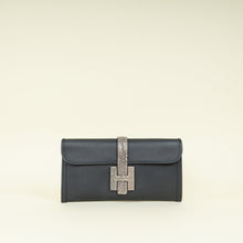 Hermes Bicolor Jige Elan 29 Lizard Touch Clutch