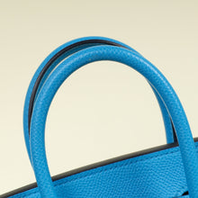 Hermes Bleu Frida Sellier Birkin 25 Bag