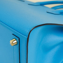 Hermes Bleu Frida Sellier Birkin 25 Bag