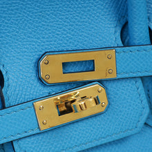 Hermes Bleu Frida Sellier Birkin 25 Bag