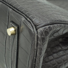 Hermes Graphite Matte Alligator Birkin 35 Bag