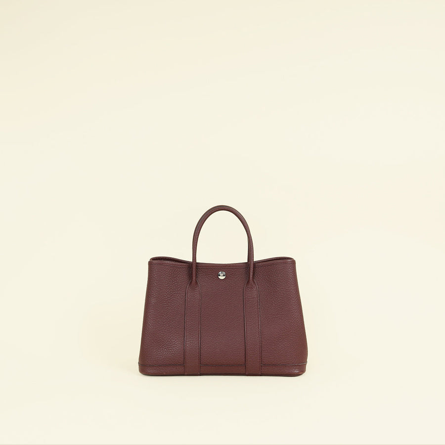 Hermes Bordeaux Garden Party 30 Bag
