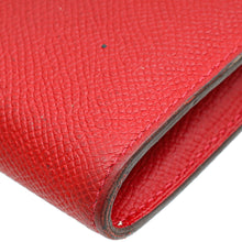 Hermes Rouge Kelly Classic Wallet