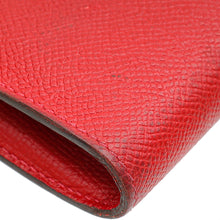 Hermes Rouge Kelly Classic Wallet