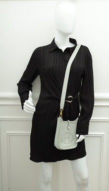 Hermes Gris Neve Evelyne TPM 16 Bag