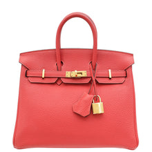 Hermes Rouge Pivoine Birkin 25 Bag