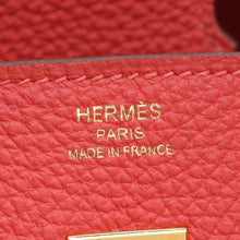 Hermes Rouge Pivoine Birkin 25 Bag