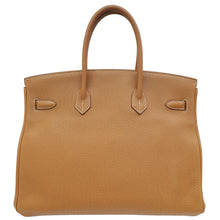 Hermes Gold Retourne Birkin 35 Bag