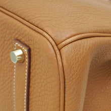 Hermes Gold Retourne Birkin 35 Bag
