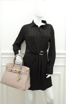 Hermes Glycine Retourne Birkin 30 Bag