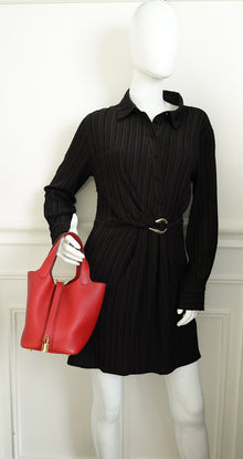 Hermes Rouge Piment Picotin Lock 18 Bag