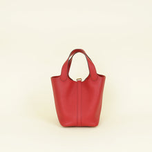 Hermes Rouge Piment Picotin Lock 18 Bag