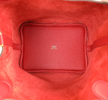 Hermes Rouge Piment Picotin Lock 18 Bag
