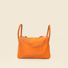 Hermes Orange Moutarde Verso Lindy 34 Bag