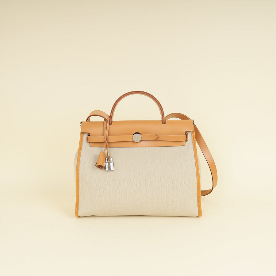 Hermes Bicolor Herbag Zip 31 PM Sellier Bag