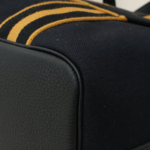 Hermes Noir Pursangle Tote Military Bag