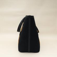 Hermes Noir Pursangle Tote Military Bag