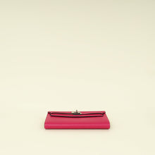 Hermes Rose Mexico Kelly To Go Chevre Mysore Wallet