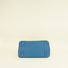 Hermes Bleu Izmir Retourne Birkin 35 Bag