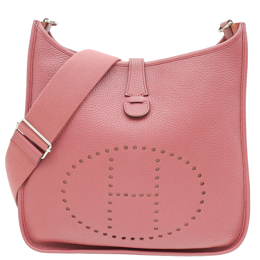 Hermes Bois de Rose Evelyne III GM Bag