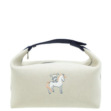 Hermes Bleu Nattier Bride-a-Brac Cabriole Large Case