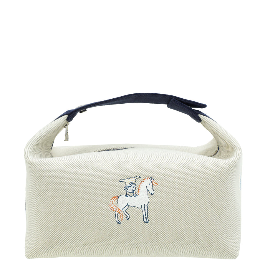 Hermes Bleu Nattier Bride-a-Brac Cabriole Large Case