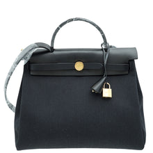 Hermes Noir Military Herbag Zip 31 PM Bag