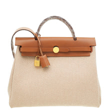 Hermes Bicolor Criss Viking Quadrille Retourne Herbag Zip 31 PM Bag