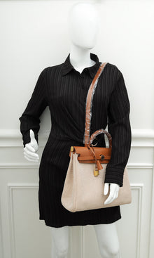 Hermes Bicolor Criss Viking Quadrille Retourne Herbag Zip 31 PM Bag