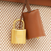 Hermes Bicolor Criss Viking Quadrille Retourne Herbag Zip 31 PM Bag