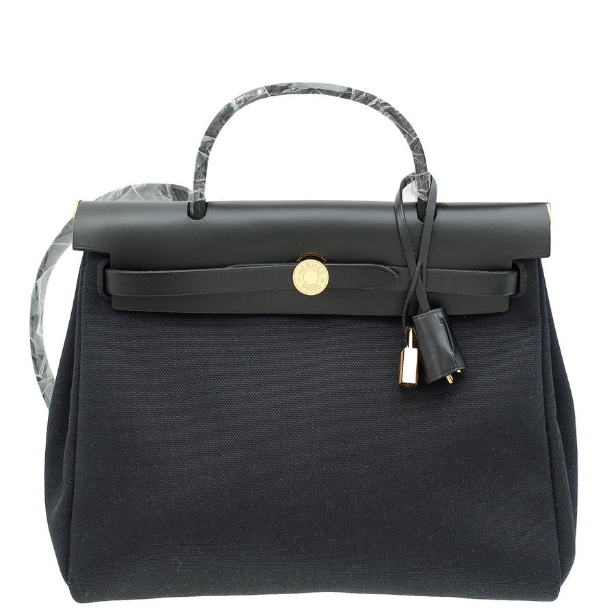 Hermes Noir Herbag 31 PM Bag