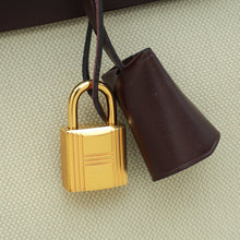 Hermes Bicolor Herbag Zip Retourne PM 31 Military Vache Hunter Bag