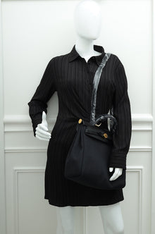 Hermes Noir Herbag Zip 31 PM Toile Vache Hunter Bag