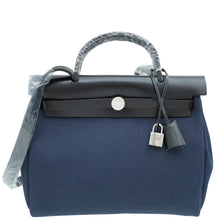 Hermes Bicolor Herbag 31 PM Toile Vache Hunter Bag