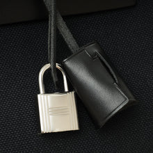 Hermes Noir Herbag Zip 31 PM Retourne Military Toile and Vache Bag