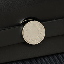Hermes Noir Herbag Zip 31 PM Retourne Military Toile and Vache Bag