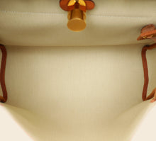 Hermes Bicolor Herbag Zip 31 PM Retourne Toile Militaire Vache Hunter Bag