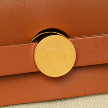 Hermes Bicolor Herbag Zip 31 PM Retourne Toile Militaire Vache Hunter Bag