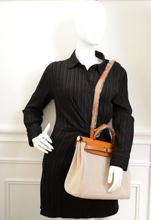 Hermes Bicolor Herbag Zip 31 Criss Viking Quadrille Retourne PM Bag