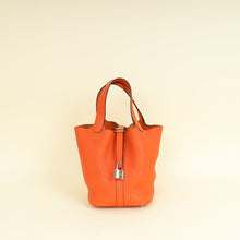 Hermes Orange Picotin Lock 18 Bag