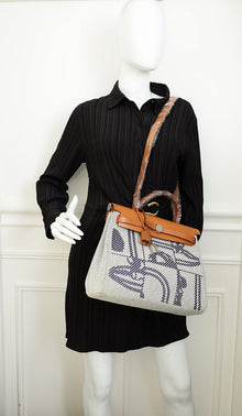 Hermes Multicolor "Brides de Gala Desordre" Motif Herbag Zip 31 PM Bag