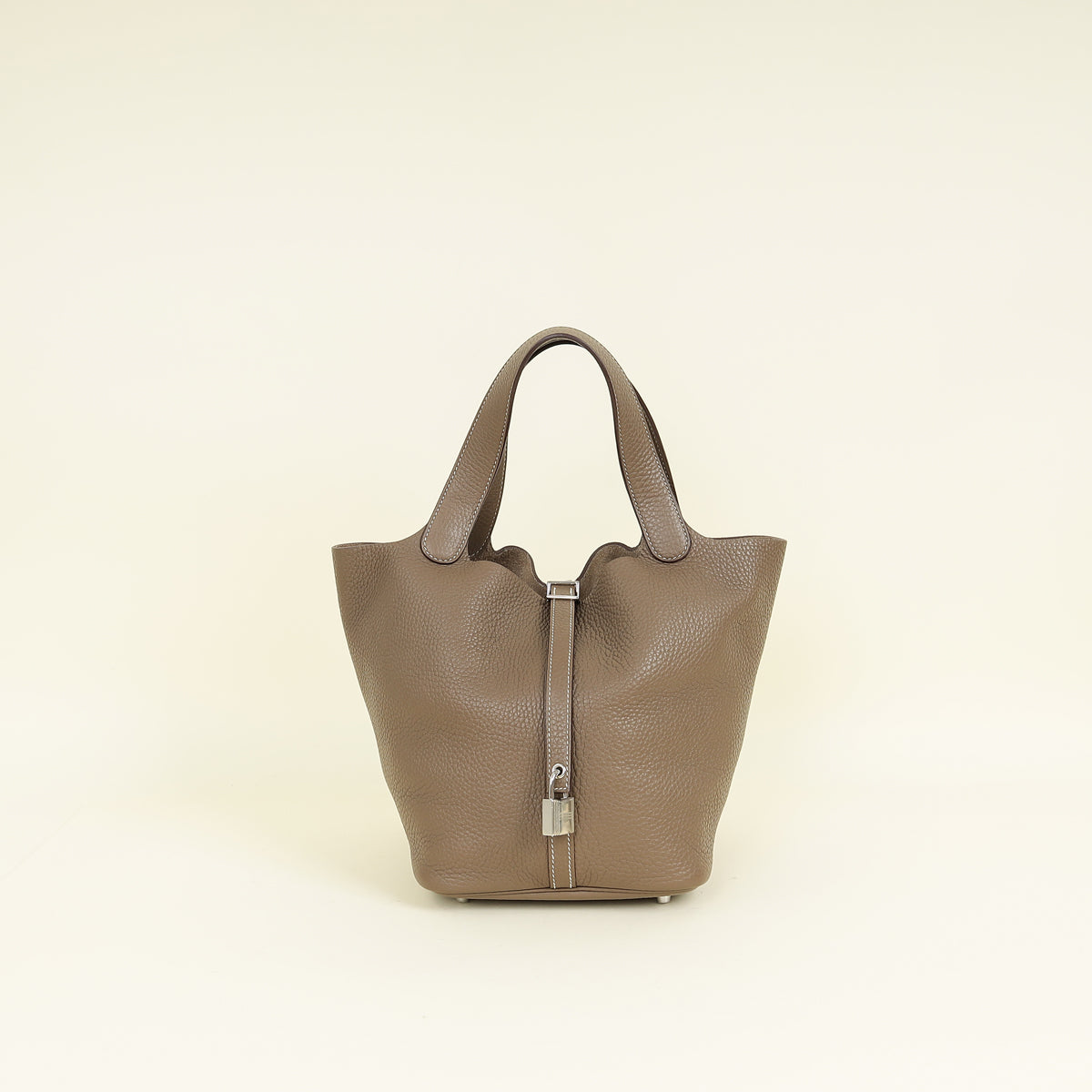 Hermes Etoupe Picotin Lock 22 Bag