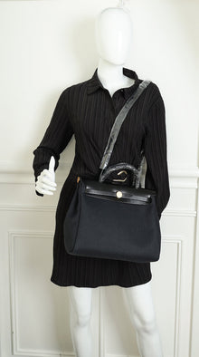 Hermes Noir Retourne Herbag Zip 31 PM Bag
