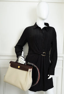 Hermes Bicolor Herbag Zip 31 PM Bag