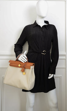 Hermes Bicolor Retourne Herbag Zip 31 PM Bag