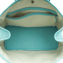 Hermes Bleu Atoll Garden Party 36 Vache Country Bag