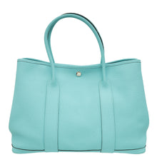 Hermes Bleu Atoll Garden Party 36 Vache Country Bag