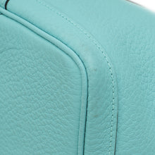 Hermes Bleu Atoll Garden Party 36 Vache Country Bag